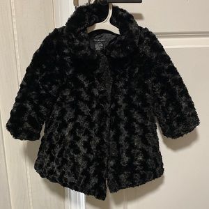 Black winter baby jacket LIKE NEW